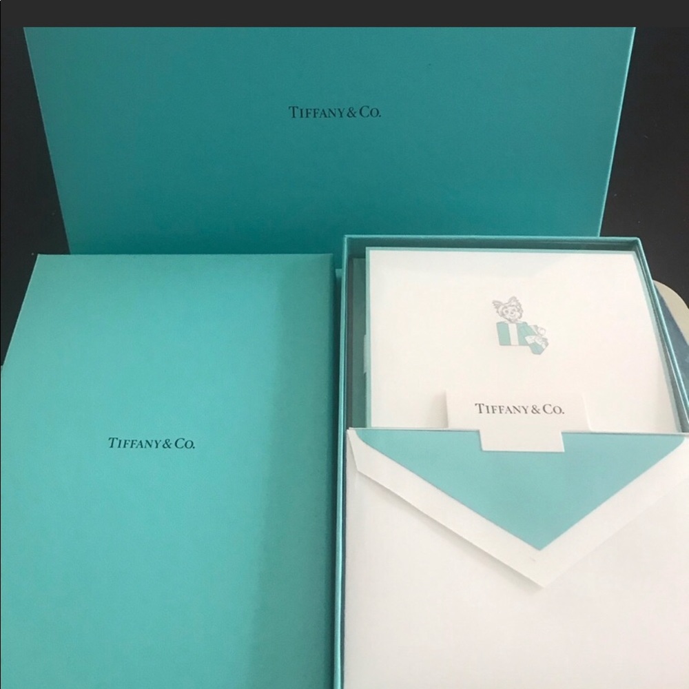 Tiffany and Co Blue Yorkie cards